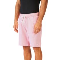 Bermuda Casual Masculina Acostamento Cós Elástico Rosa