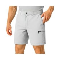 Bermuda Casual Masculina De Secagem Rápida Em Seda Gelada Para Verão, Trabalho E Escritório