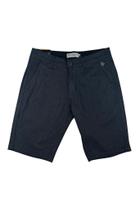 Bermuda Casual Sarja Texturada Preta Dockston - Conforto e Estilo