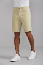 Bermuda Chino Comfort - Bege Areia
