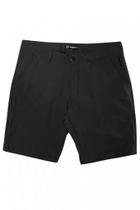 Bermuda Chino Hidronau Tic Melange Preto Dockston - Casual Verão