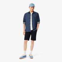 Bermuda Chino Slim Fit em Algodão Stretch Azul petróleo - 38 Bermuda Chino Slim Fit em Algodão Stretch Azul petróleo - 38