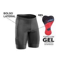 Bermuda Ciclismo Ciclista Short Forro Masculina gel