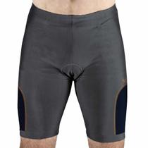 Bermuda Ciclismo Elite 119931 Masculina - Grafite/Azul M