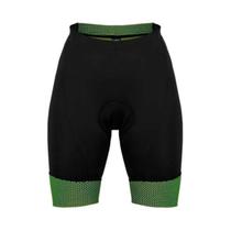 Bermuda Ciclismo Feminina Asw Versa Preto Amarelo Bermuda Ciclismo Feminina Asw Versa Preto Amarelo