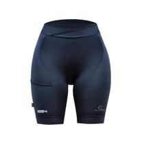 Bermuda ciclismo feminina Mauro Ribeiro Pocket com bolso Bermuda ciclismo feminina Mauro Ribeiro Pocket com bolso