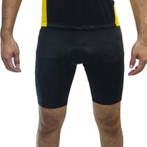 Bermuda Ciclismo: Forro, Bolso Lateral, Proteção UV