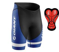 Bermuda Ciclismo Forro Gel D80 Preto Mtb Bike Shorts Giant