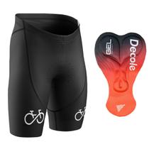 Bermuda Ciclismo Forro Gel D80 Preto Mtb Shorts Bike Forever