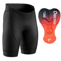 Bermuda Ciclismo Masculina de Compressão com Forro Gel D80 MPRO Preto
