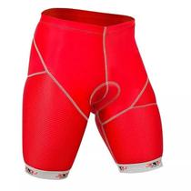 Bermuda Ciclismo Refactor Masculino 3XU Avalon Vermelho