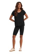 Bermuda Ciclista Feminina em Cotton Pesado Rovitex - Conforto e Estilo