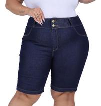 Bermuda Ciclista Feminina Jeans Moda Plus Size Gordinha - NtD Modas