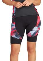 Bermuda Ciclista Feminina Preta De Poliamida Taquion