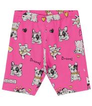 Bermuda ciclista feminino infantil