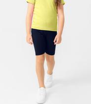 Bermuda Ciclista Infantil Feminina Rovi Kids Azul Bermuda Ciclista Infantil Feminina Rovi Kids Azul