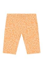 Bermuda ciclista infantil menina florida em cotton Brandili Bermuda ciclista infantil menina florida em cotton Brandili