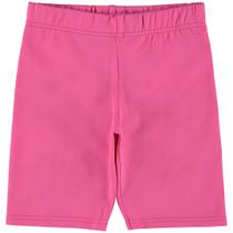 Bermuda Ciclista Infantil Menina Rosa Básica Algodão Malwee Kids Verão