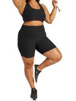 Bermuda Ciclista Plus Size G1 Cintura Alta Conforto - Veste 48/50