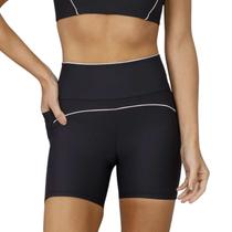 Bermuda Cintura Alta 11351 Run More tamanho:Gcor:Preto Bermuda Cintura Alta 11351 Run More tamanho:Gcor:Preto
