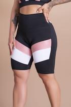 Bermuda Cintura Alta Fitness Ciclista Feminina Recorte Perna Roupa Para Academia Treino F7 NEW STYLE Bermuda Cintura Alta Fitness Ciclista Feminina Recorte Perna Roupa Para Academia Treino F7 NEW STYLE