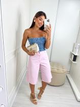 Bermuda cintura alta