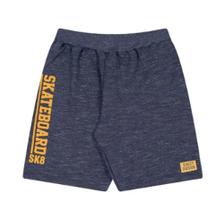 Bermuda cinza bicho bagunça marinho, tamanho M