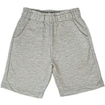 Bermuda Cinza Infantil - Básica