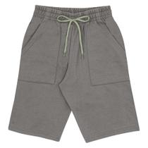 Bermuda Cinza Juvenil Pulla Bulla Menino - 53565-354