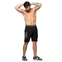 Bermuda Com Bolso Lisa Fristyle Tactel Masculina Adulto