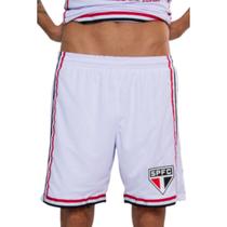 Bermuda Com Elástico Oficial São Paulo Escudo