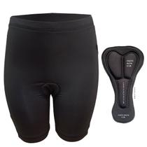 Bermuda com forro friso lateral Tecido Poliéster Feminina