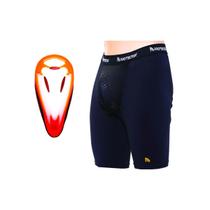 Bermuda Compressão C/ Coquilha Prottector Mma Boxe Bermuda Compressão C/ Coquilha Prottector Mma Boxe