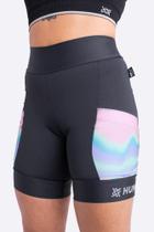 Bermuda Compressao Feminina HUPI Run Longa Boreal Bermuda Compressao Feminina HUPI Run Longa Boreal