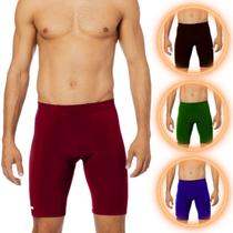 Bermuda Compressão Masculina Térmica Cor Vermelho Tamanho G