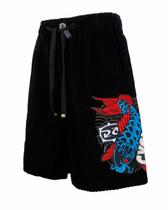Bermuda Cyclone Veludo Relax Fish Tattoo (Bordado Refletivo) Bermuda Cyclone Veludo Relax Fish Tattoo (Bordado Refletivo)