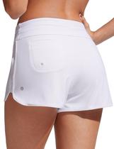 Bermuda de Banho CRZ YOGA Cós Alto 7,5 cm Branco XL