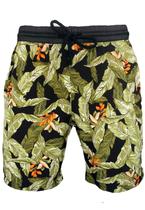 Bermuda de Banho Shorts Praia Floral Com Elastano 393