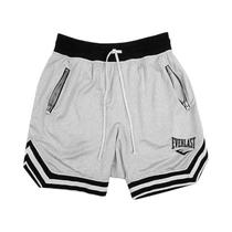 Bermuda De Basquete Casual Masculina De Verão Respirável Em Malha EVERLAST Fitness Hip Hop