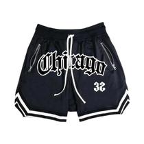 Bermuda De Basquete Masculina Em Malha Respirável Casual Para Esportes Corrida Treinamento Calças De