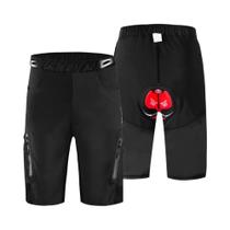 Bermuda De Ciclismo Masculina WOSAWE Com Ajuste Solto, Almofada 3D, À Prova De Choque, Respirável,