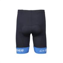 Bermuda de Ciclismo Stages Masculina Preto Forro Bidensidade Proteção UV50+ Confortável Atrio