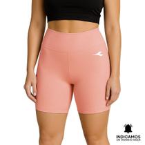 Bermuda de Compressão Diadora Small Logo Feminina - Rosa P