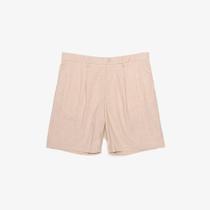Bermuda de Gabardine de Algodão com Caimento Regular Bermuda de Gabardine de Algodão com Caimento Regular