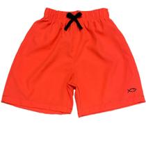 Bermuda de Menino Liso peças com Elastanos Infantil Juvenil Moda Praia Tactel Surf