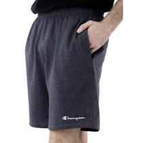 Bermuda de Moletom Champion Mini Script Logo INK Chumbo Bermuda de Moletom Champion Mini Script Logo INK Chumbo