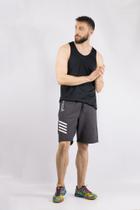 Bermuda de moletom com estampa