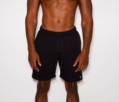 Bermuda de moletom masculina basica preto hold Bermuda de moletom masculina basica preto hold