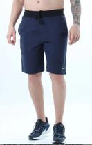 Bermuda de moletom santa blanca - azul escuro "m