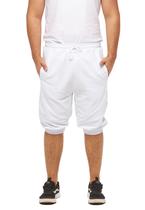 Bermuda de moleton masculina skinny fitness